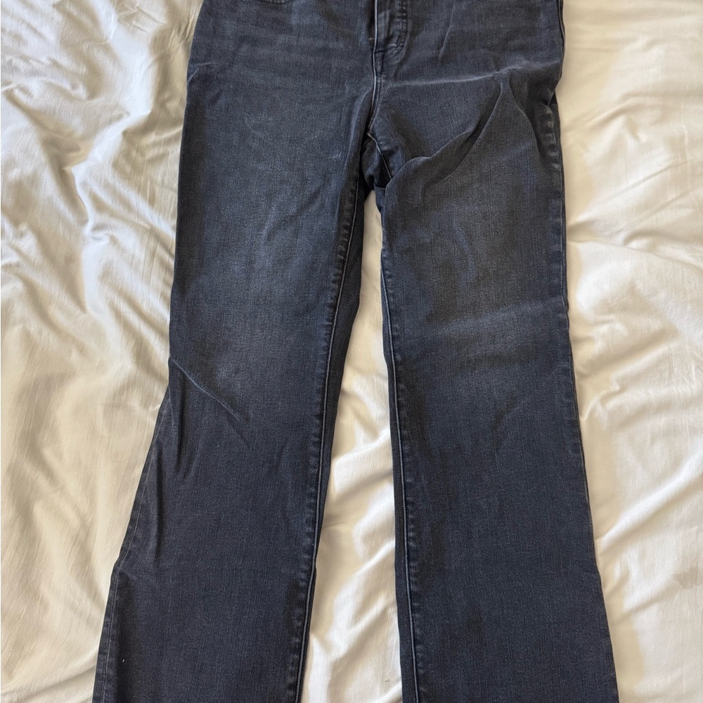Madewell Straight-Leg Jeans in Washed Black